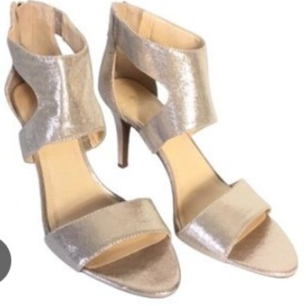 GOLD SANDALS JESSICA SIMPSON SIZE 10‎